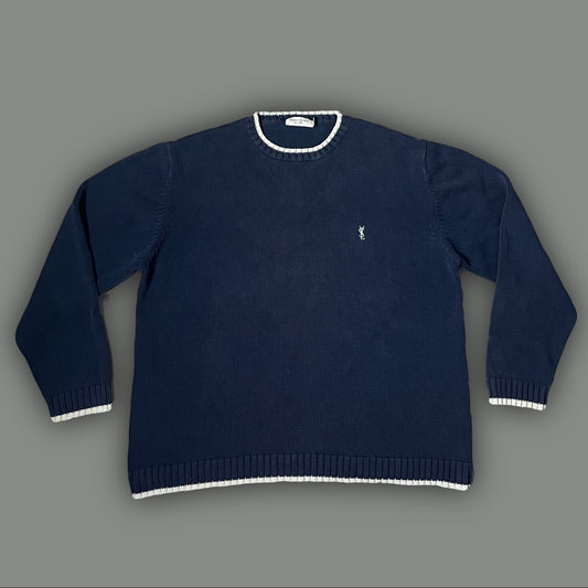 vintage Yves Saint Laurent knittedsweater {XL}