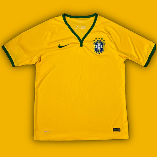 vintage Nike BRASIL 2014 home jersey {L}