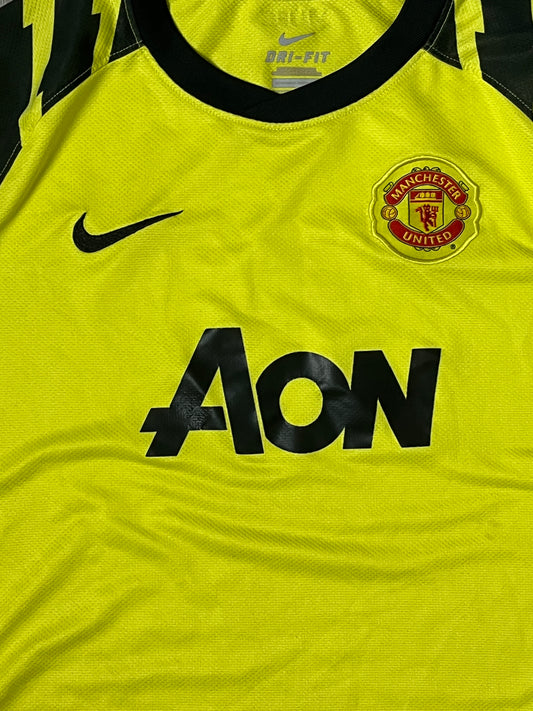 vintage Nike Manchester United 2010-2011 3rd Goalkeeper jersey {XS}
