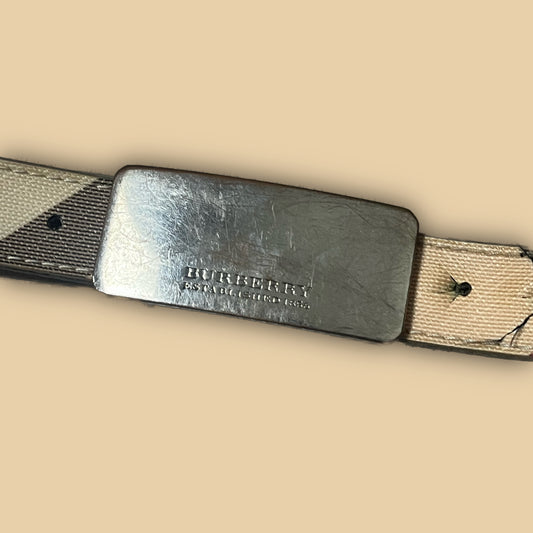 vintage Burberry belt
