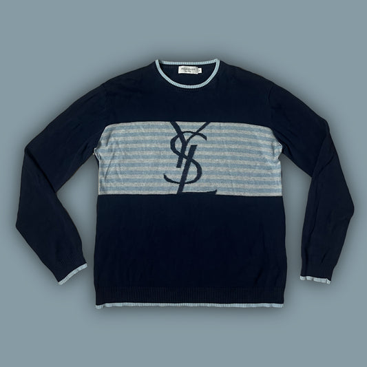 vintage Yves Saint Laurent knittedsweater {M}