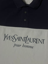 Load image into Gallery viewer, vintage Yves Saint Laurent spellout polo {XL}
