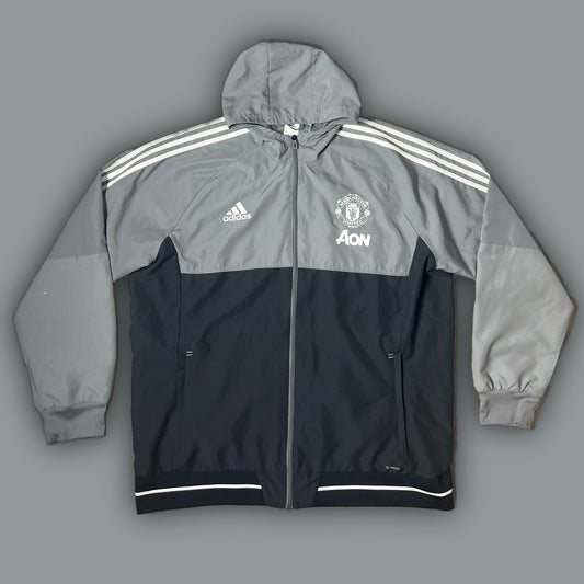 vintage Adidas Manchester United windbreaker {XXL}