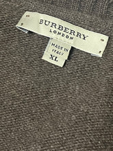 Load image into Gallery viewer, vintage brown Burberry knittedsweater {XL}
