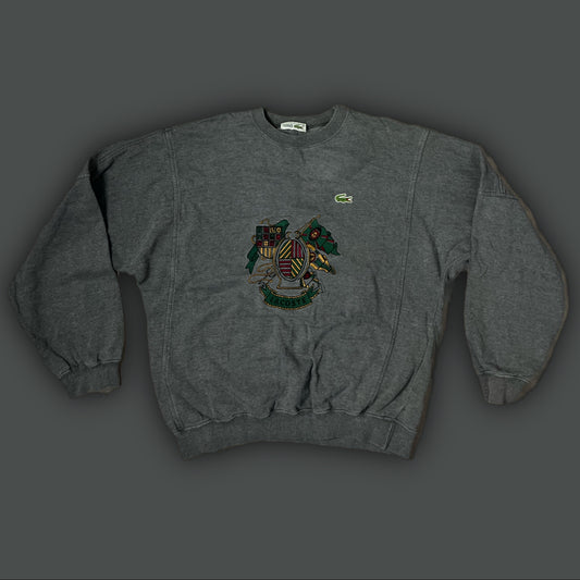 vintage grey Lacoste sweater {M}