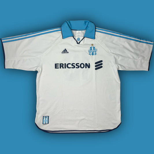vintage Adidas Olympique Marseille 1999-2000 home jersey {L-XL}