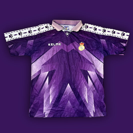 vintage Kelme Real Madrid 10 1996-1997 away jersey {M-L}