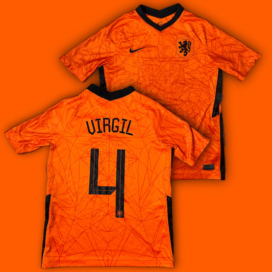 orange Nike Netherlands VIRGIL4 2020 home jersey {S}