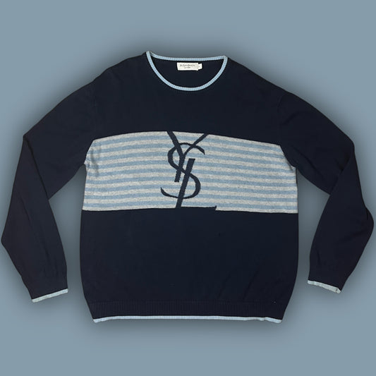 vintage Yves Saint Laurent knittedsweater {L}
