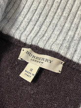 Load image into Gallery viewer, vintage Burberry halfzip knittedsweater {S}
