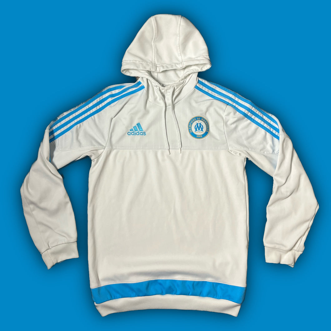 vintage Adidas Olympique Marseille hoodie {S}