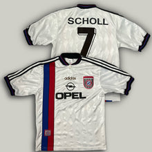Lade das Bild in den Galerie-Viewer, vintage Adidas Fc Bayern Munich SCHOLL 7 1997-1998 away jersey {S}
