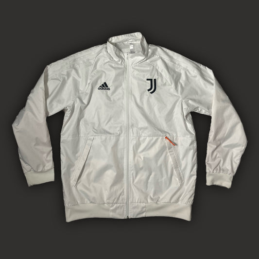 white Adidas Juventus Turin windbreaker {L}