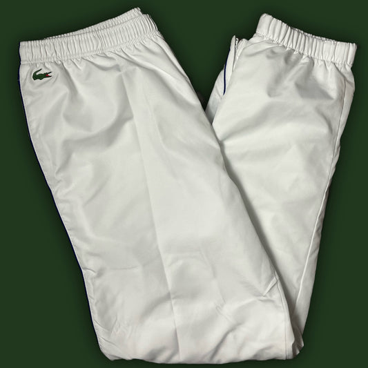 white Lacoste trackpants {XL}