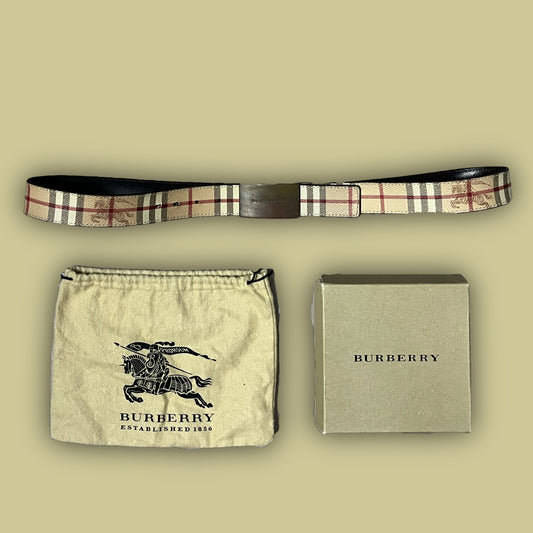 vintage Burberry belt fullset