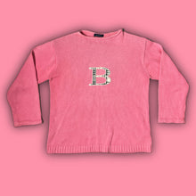 Load image into Gallery viewer, vintage pink Burberry knittedsweater {S}

