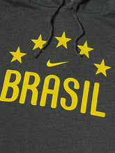 Lade das Bild in den Galerie-Viewer, vintage Nike BRASIL 2010 hoodie {XL}
