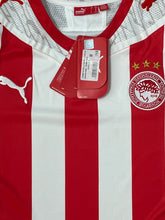 Φόρτωση εικόνας στο εργαλείο προβολής Συλλογής, vintage Puma Olympiacos Piraeus home jersey DSWT {M}
