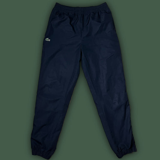 navyblue Lacoste trackpants {S}