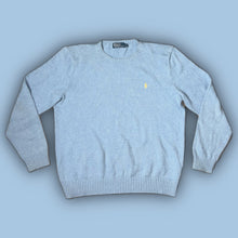 Cargar imagen en el visor de la galería, vintage babyblue Polo Ralph Lauren knittedsweater {L}
