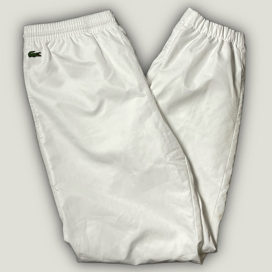 white Lacoste trackpants {M}