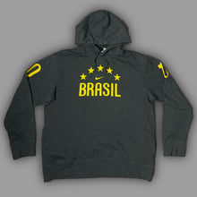Φόρτωση εικόνας στο εργαλείο προβολής Συλλογής, vintage Nike BRASIL 2010 hoodie {XL}

