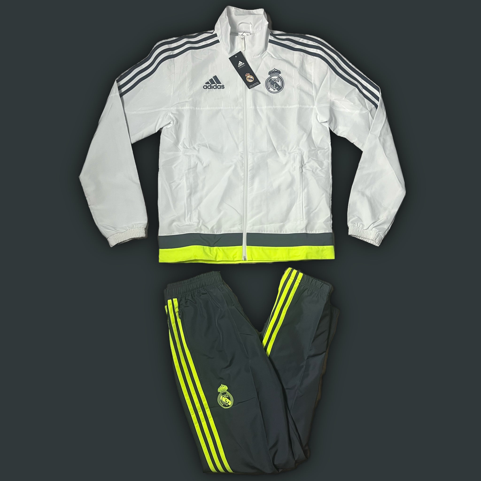 adidas Performance REAL MADRID TRACK SUIT - Chándal - white/blanco 