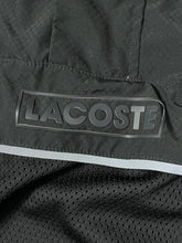 Load image into Gallery viewer, black Lacoste halfzip windbreaker {S}
