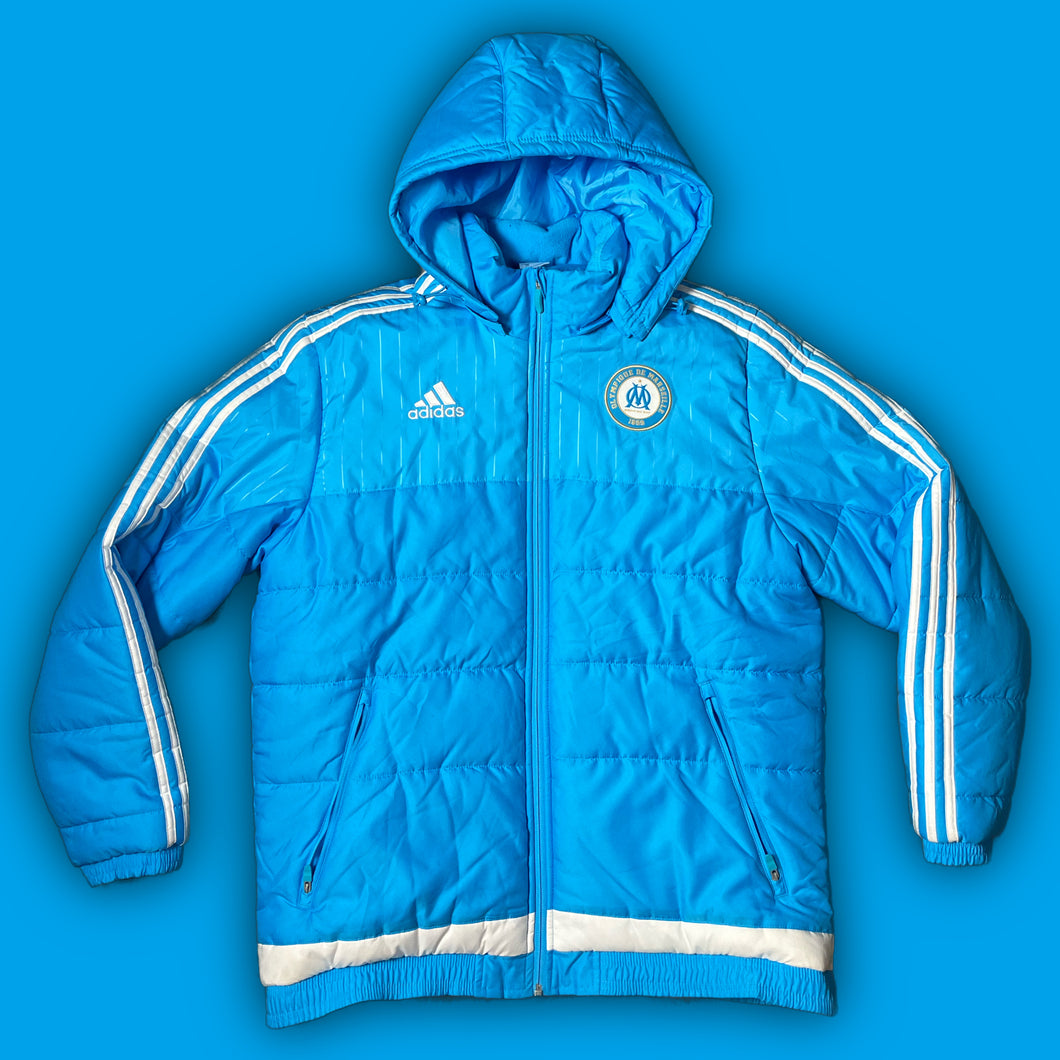 vintage Adidas Olympique Marseille winterjacket {L}