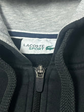 Load image into Gallery viewer, black Lacoste sweatjacket {S}

