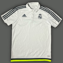 Load image into Gallery viewer, white Adidas Real Madrid polo {M}

