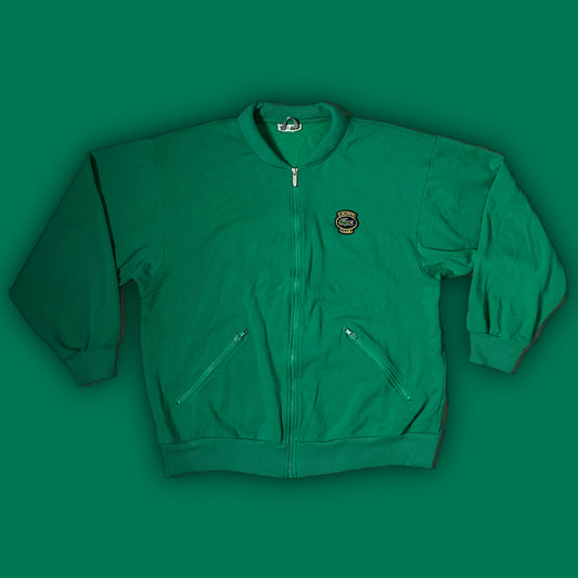 vintage Lacoste “CLUB” sweatjacket {XL}