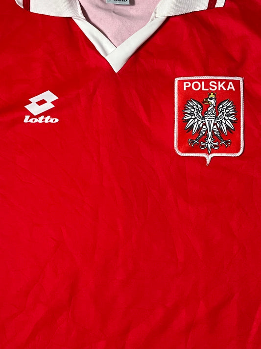 vintage Lotto Polska home jersey {XL}