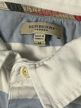 Load image into Gallery viewer, vintage babyblue Burberry longsleeve polo {M}
