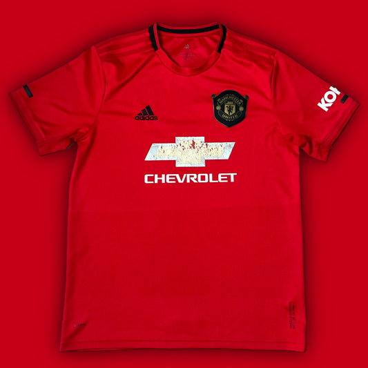 red Adidas Manchester United 2019-2020 home jersey {L}