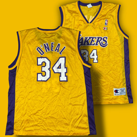 vintage Champion Lakers O‘NEAL 34 jersey {M}