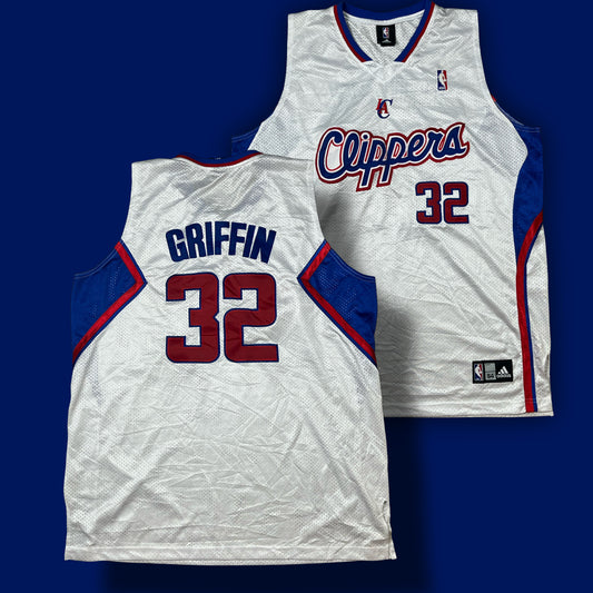 vintage Adidas La Clippers GRIFFIN 32 jersey {XL}