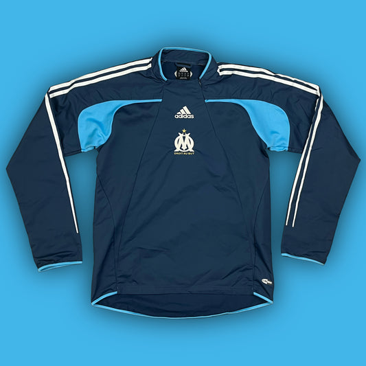 vintage Adidas Olympique Marseille halfzip windbreaker {M}