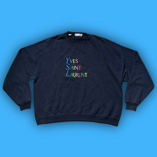 vintage Yves Saint Laurent sweater {L-XL}