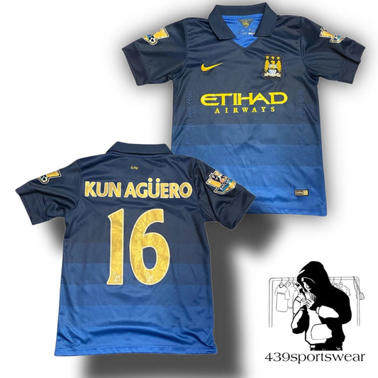 Nike Manchester City Kun Agüero 2014-2015 away jersey Nike