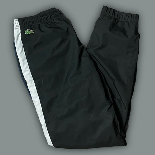 black/white Lacoste trackpants {S} - 439sportswear