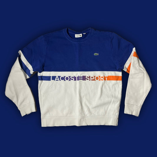 blue/orange Lacoste sweater {L} - 439sportswear