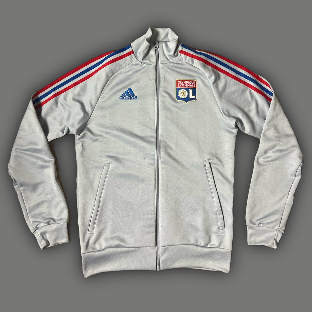 grey Adidas Olympique Lyon trackjacket {S} - 439sportswear