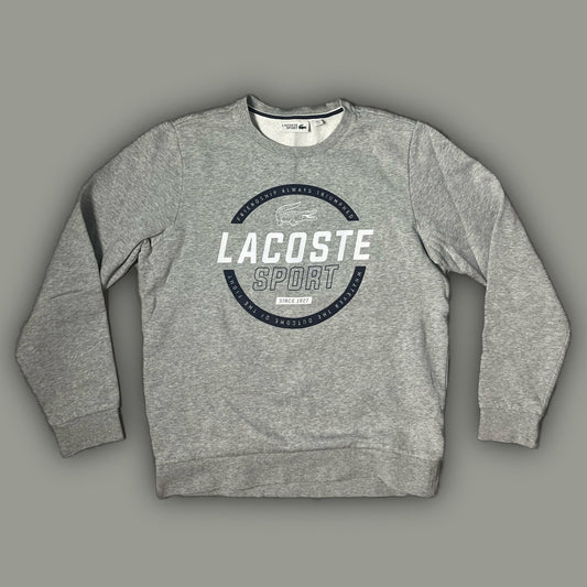 grey Lacoste sweater {M} - 439sportswear