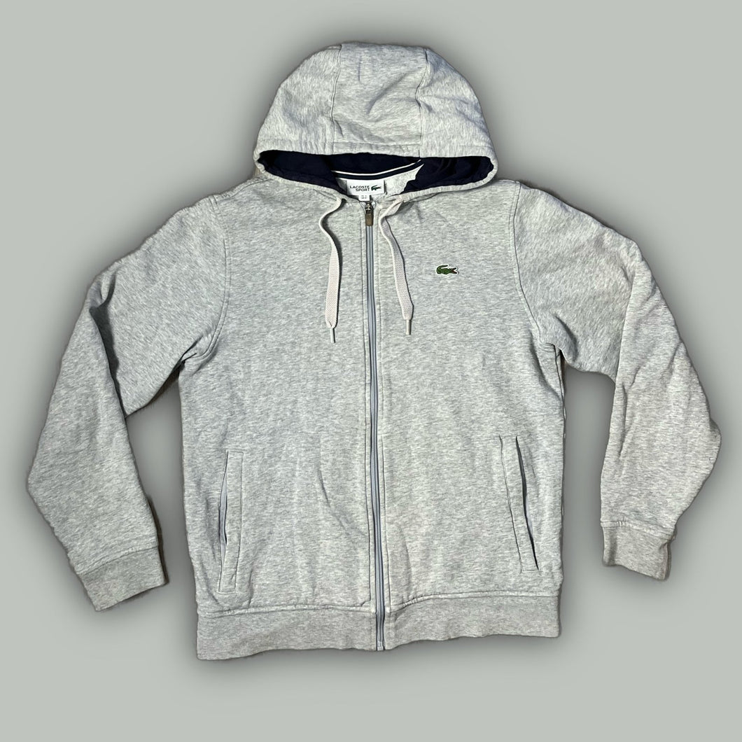grey Lacoste sweatjacket {M} - 439sportswear