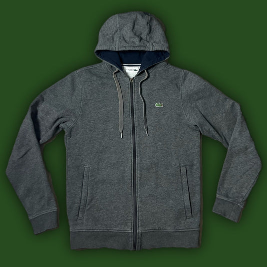 grey Lacoste sweatjacket {S} - 439sportswear