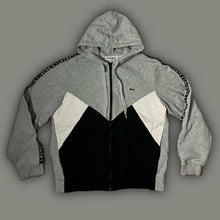 Load image into Gallery viewer, grey/black Lacoste sweatjacket {L} - 439sportswear
