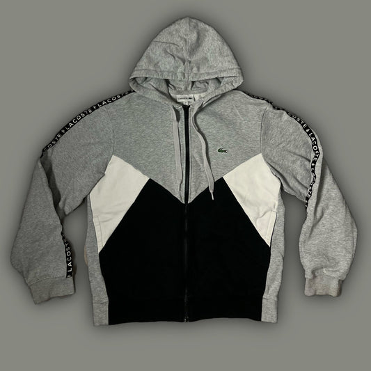 grey/black Lacoste sweatjacket {L} - 439sportswear