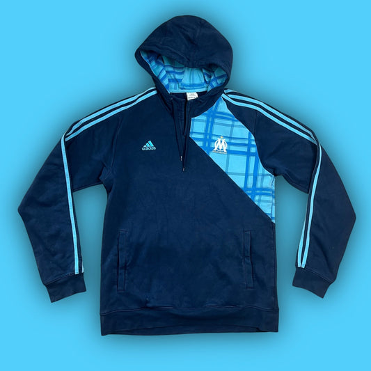 vintage Adidas Olympique Marseille hoodie {L-XL}