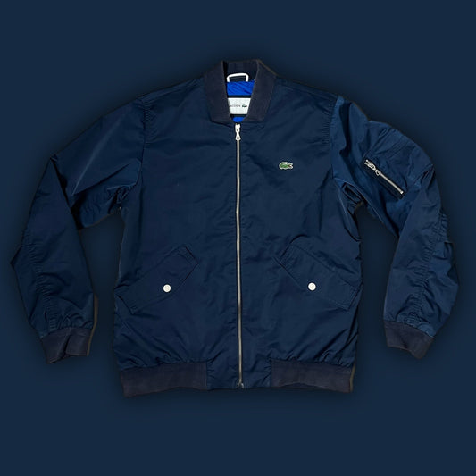 navyblue Lacoste bomberjacket {S} - 439sportswear
